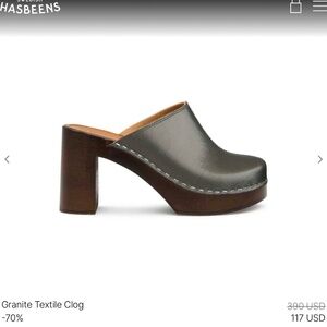 Never Worn Swedish Hasbeen Clogs Size 40